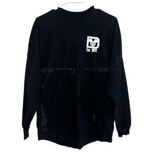 Disney Parks Women's Black White Spirit Jersey Disneyland Resort Mickey XS e5